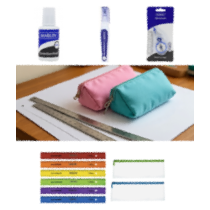 Pencil Bags / Pencil Boxes / Rulers / Correction Fluid / Correction Tape / Lapdesk